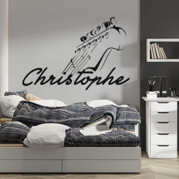 Sticker Christophe Guitare
