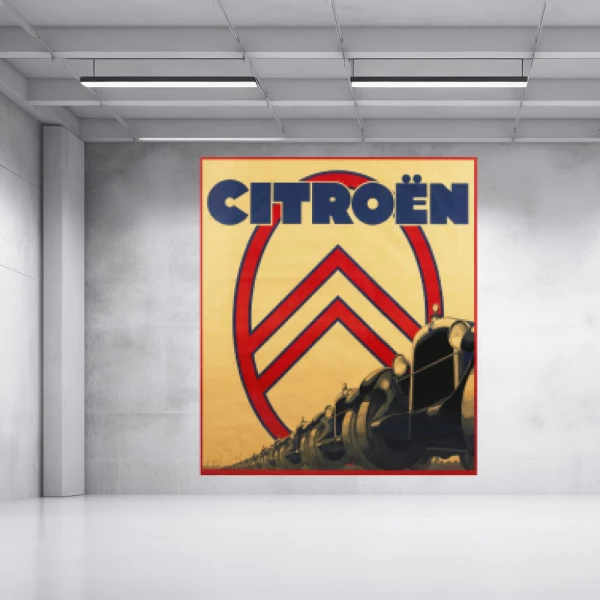 Sticker Citroën Vintage - Imprimé