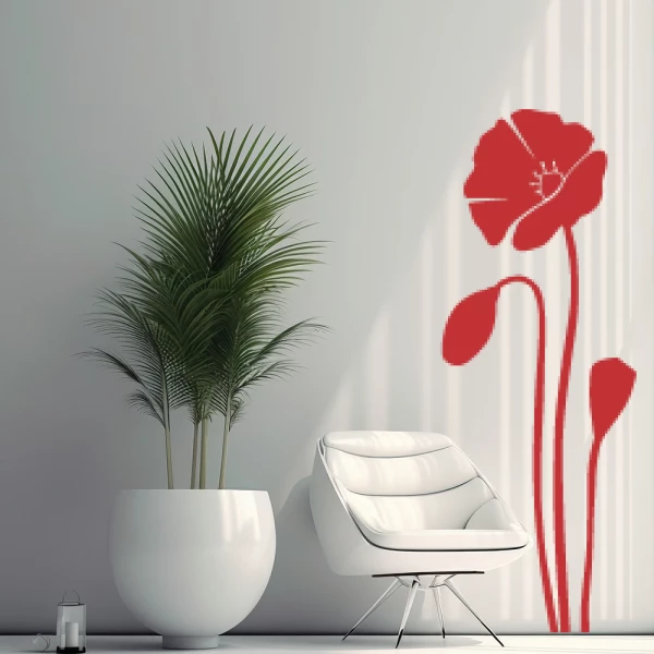 Sticker Coquelicot B