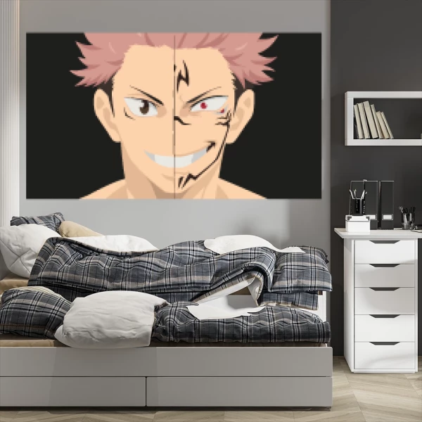 Sticker Crazy Yuji Itadori Jujutsu Kaisen - Imprimé