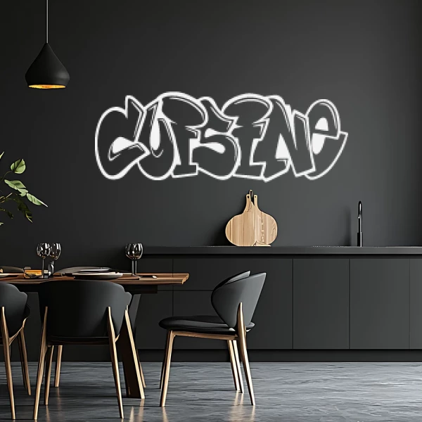 Sticker Cuisine Graffiti