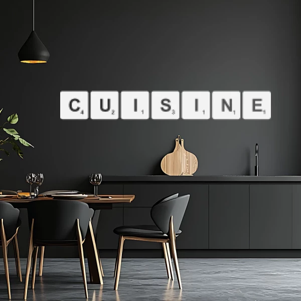 Sticker Cuisine Scrabble