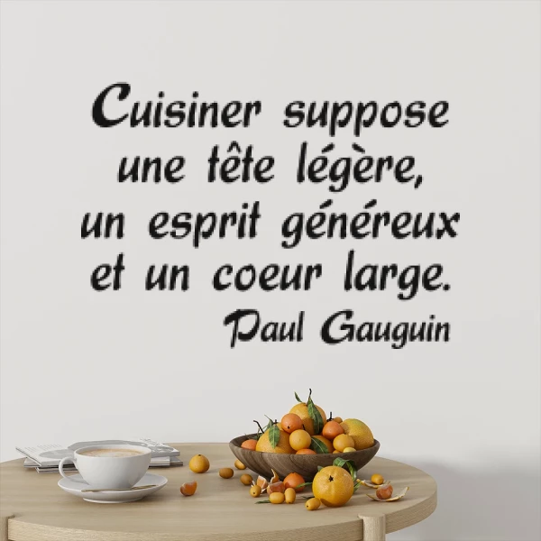 Sticker Cuisiner - Gauguin 2