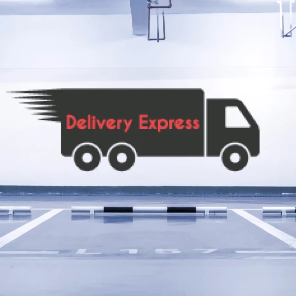 Sticker Delivery Express Bicolor