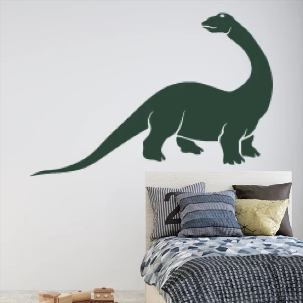 Sticker Dinosaure Silhouette