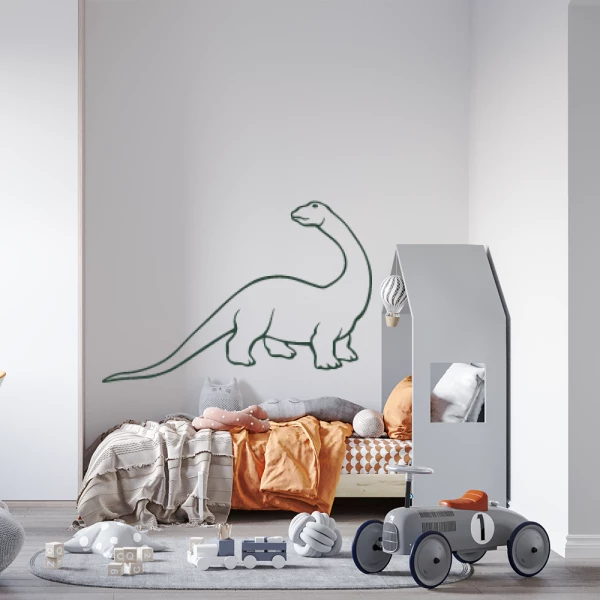 Sticker Dinosaure Traits