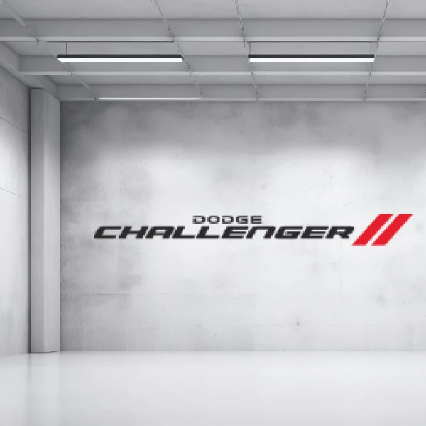 Sticker Dodge Challenger Bicolor