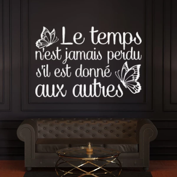 Sticker Donner le temps aux autres