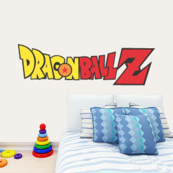 Sticker Dragon Ball Z Texte Imprimé