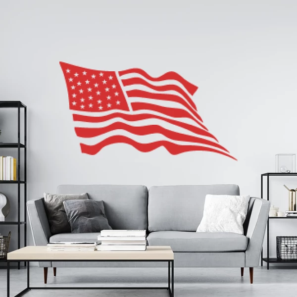 Sticker Drapeau USA