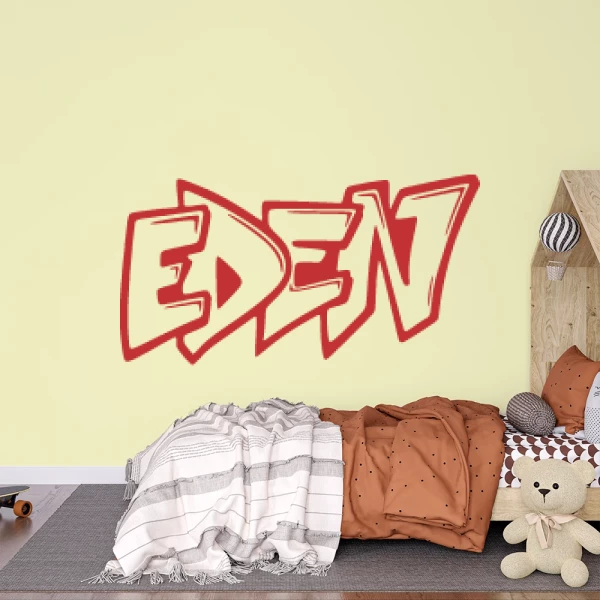 Sticker Eden Graffiti
