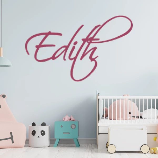 Sticker Edith Script