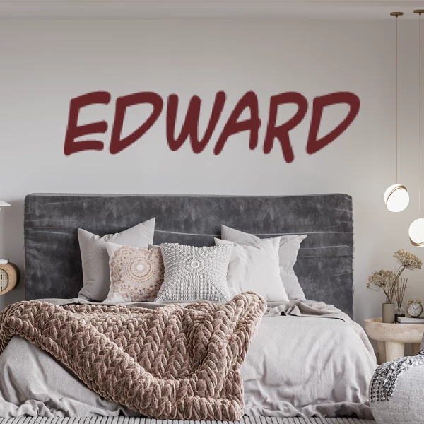 Sticker Edward Hand Writting