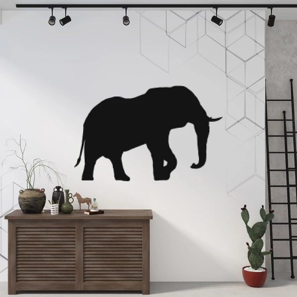 Sticker Eléphant Profil