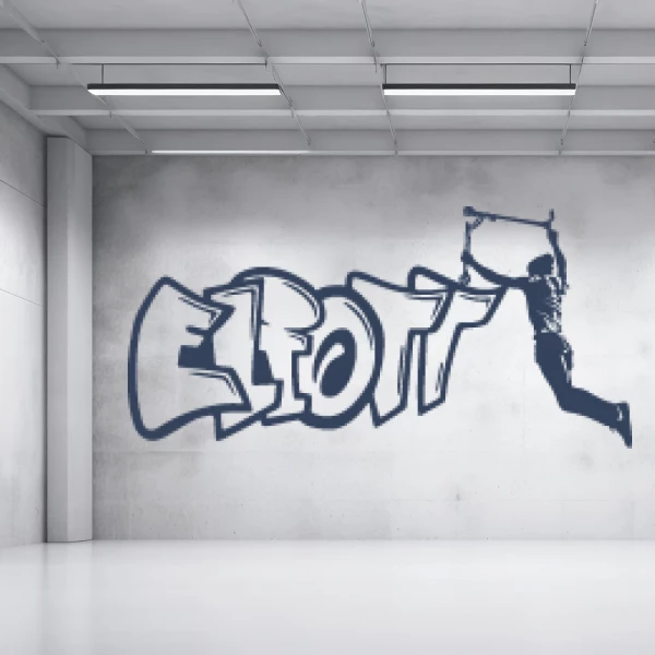 Sticker Eliott Graffiti Trottinette
