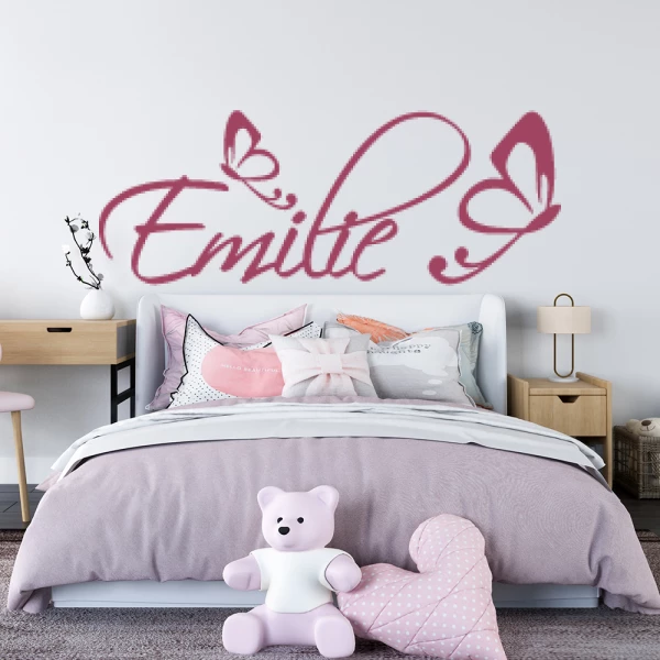 Sticker Emilie Papillons