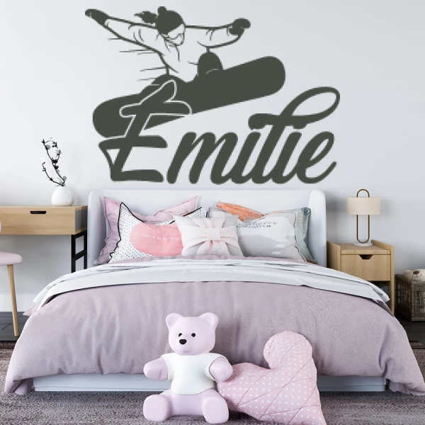 Sticker Emilie Snowboard Speed
