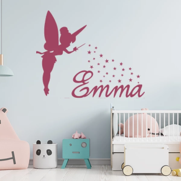 Sticker Emma Fée Clochette Etoiles 3