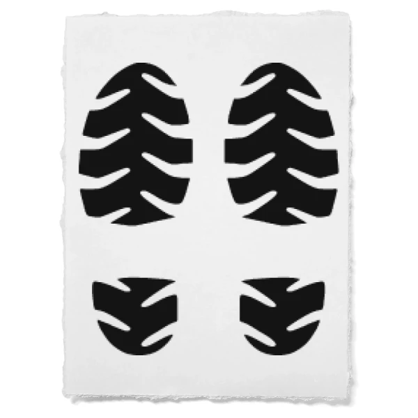 Sticker Empreintes de Pas 2