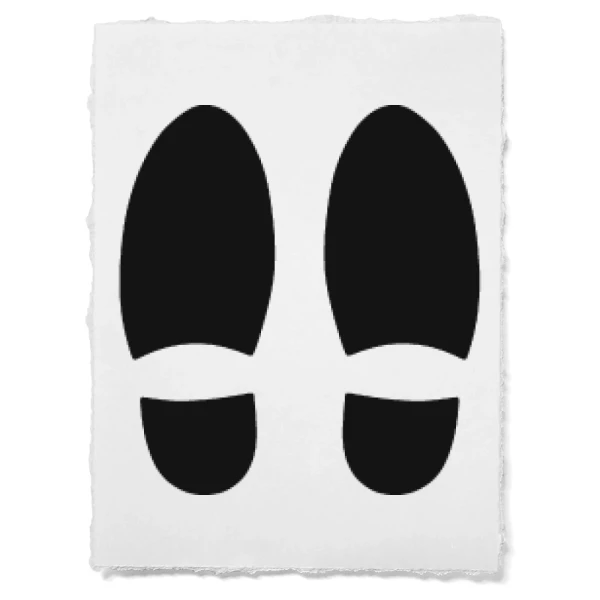 Sticker Empreintes de Pas