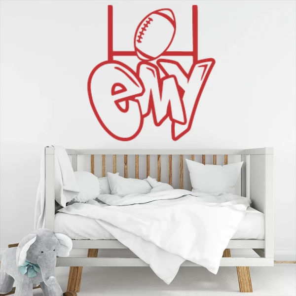 Sticker Emy Graffiti Rugby 02