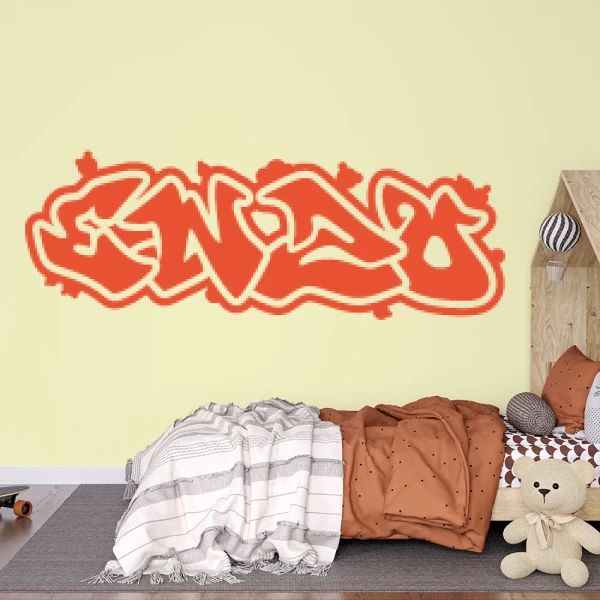 Sticker Enzo Graffiti Contours