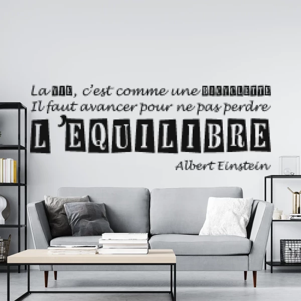 Sticker Equilibre - Einstein