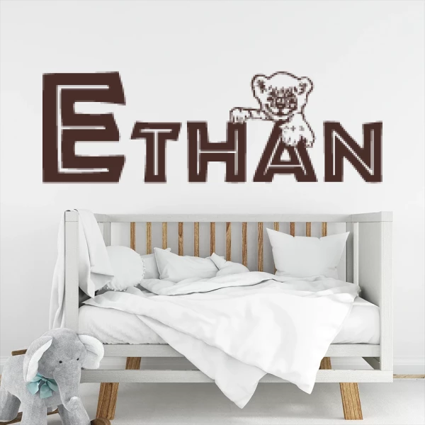 Sticker Ethan Lionceau