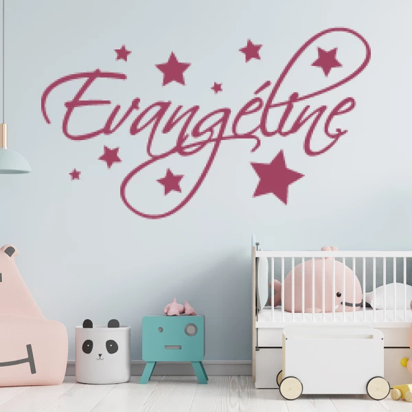 Sticker Evangéline Etoiles