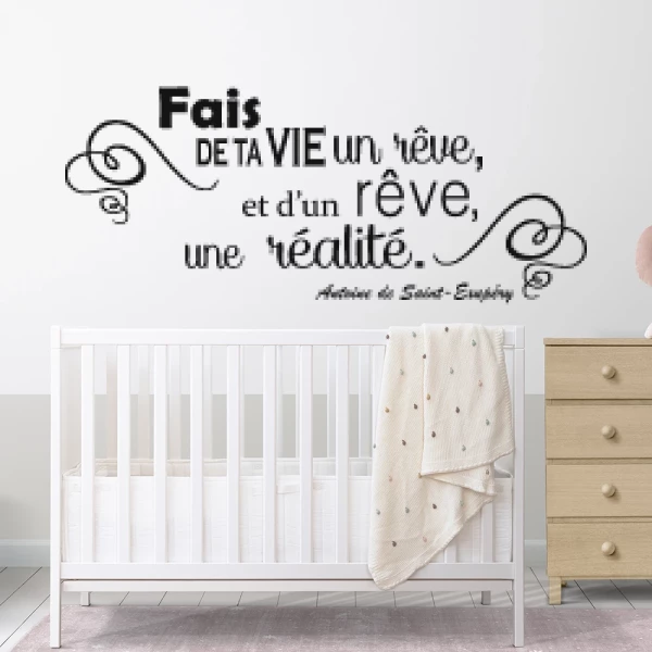 Sticker Fais de ta vie un rêve...