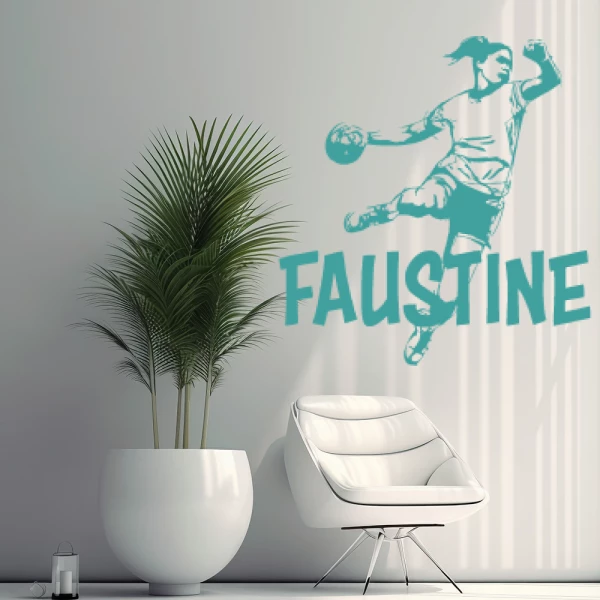 Sticker Faustine Handball Girl 2