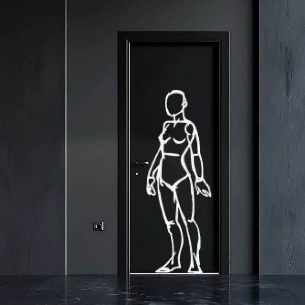 Sticker Femme - Esquisse