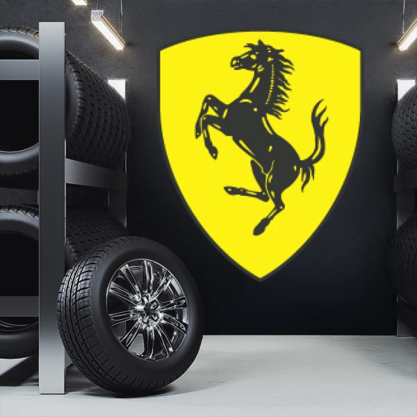Sticker Ferrari Logo 2 Imprimé
