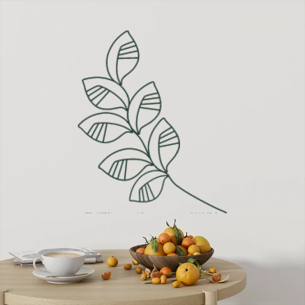 Sticker Feuilles exotiques 1