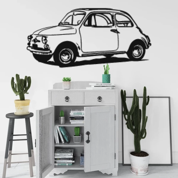Sticker Fiat 500 Vintage