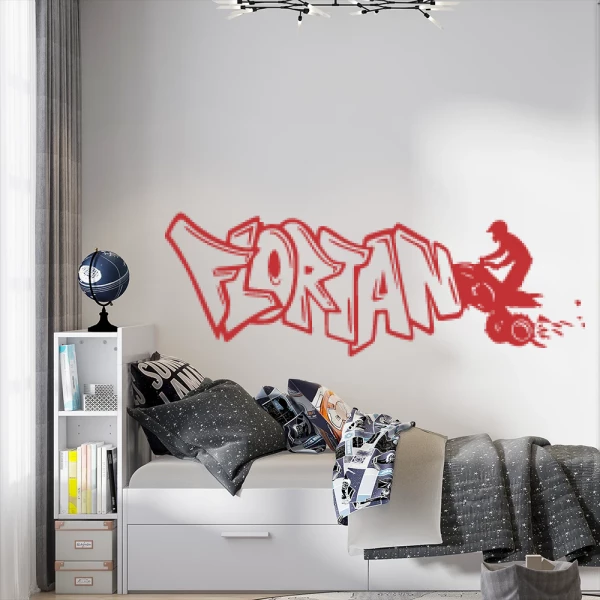 Sticker Florian Graffiti Quad
