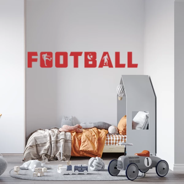 Sticker Football Texte