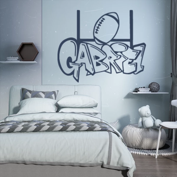 Sticker Gabriel Graffiti Rugby 2