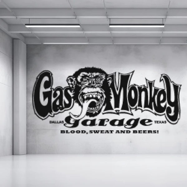 Sticker Gas Monkey Blood