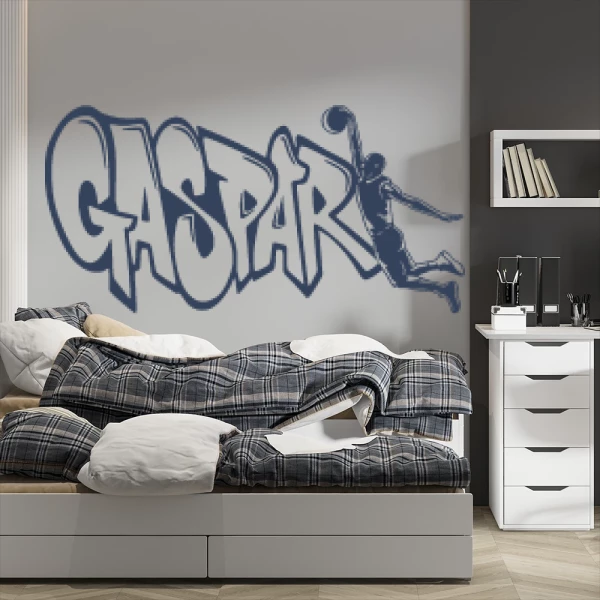 Sticker Gaspar Graffiti Basketball