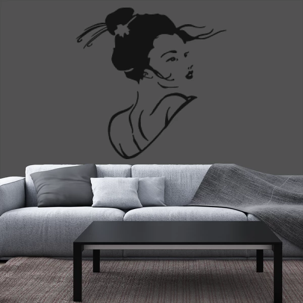 Sticker Geisha - Portrait