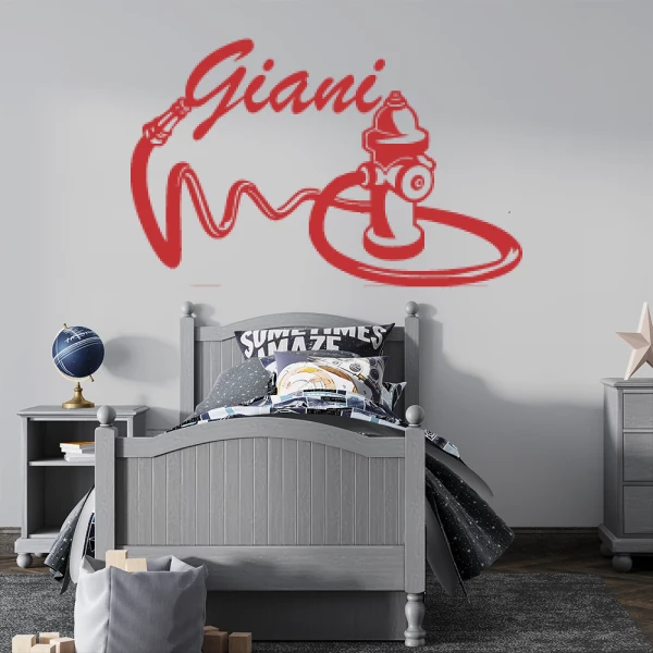 Sticker Giani Tuyau de pompier