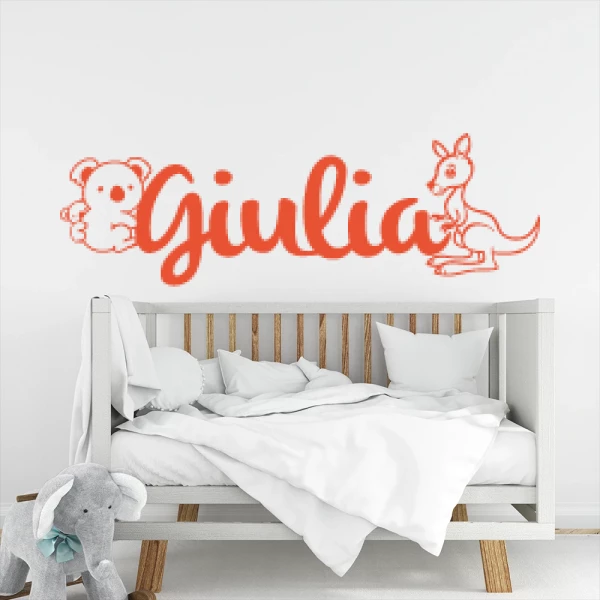 Sticker Giulia Brush Australie