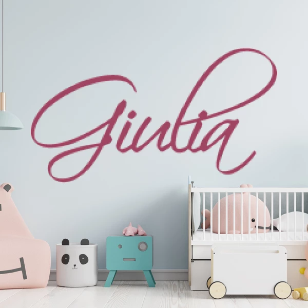 Sticker Giulia Script
