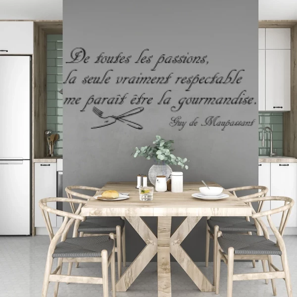 Sticker Gourmandise Maupassant
