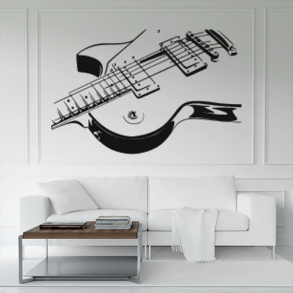 Sticker Guitare electrique
