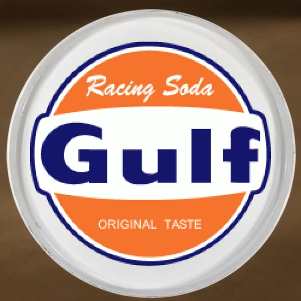 Sticker Gulf Racing Soda Logo Imprimé