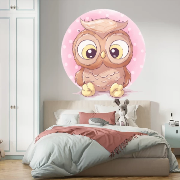 Sticker Hibou - Imprimé