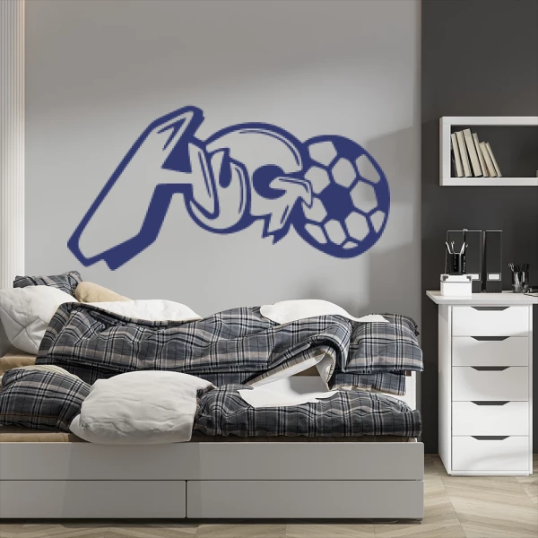 Sticker Hugo Graffiti Football