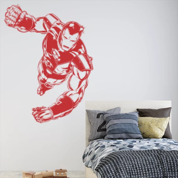 Sticker Iron Man Silhouette